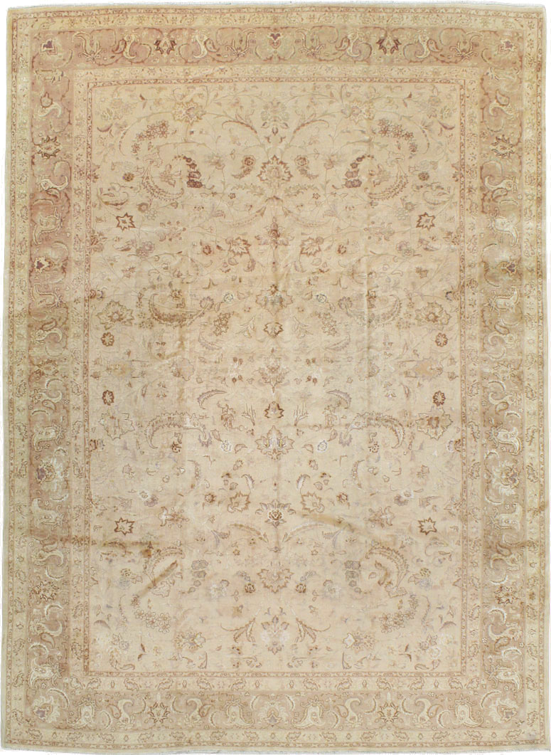 Vintage Persian Tabriz Carpet, No.11787 - Galerie Shabab