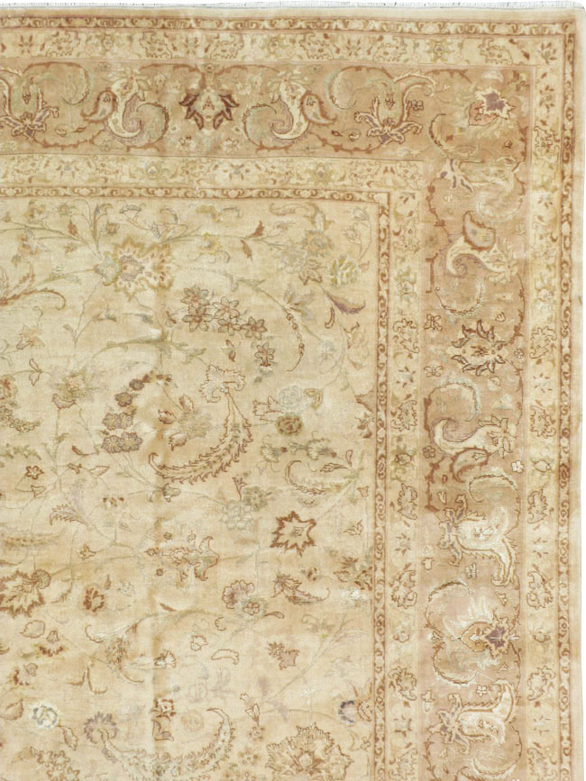Vintage Persian Tabriz Carpet, No.11787 - Galerie Shabab