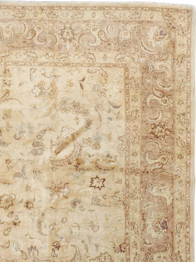 Vintage Persian Tabriz Carpet, No.11787 - Galerie Shabab
