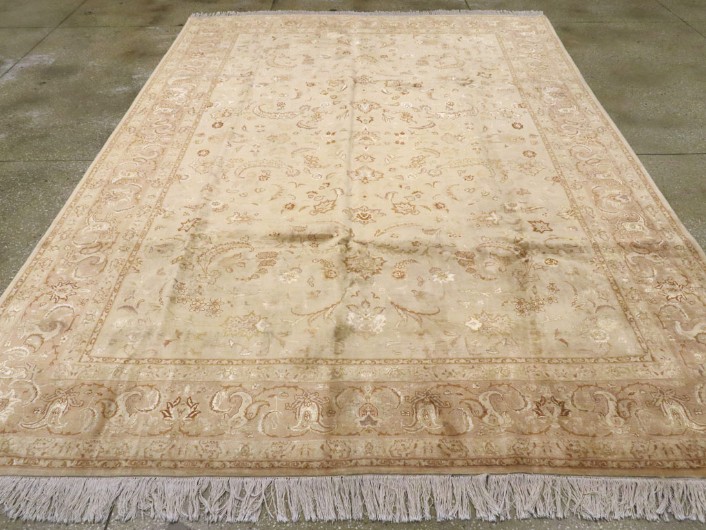 Vintage Persian Tabriz Carpet, No.11787 - Galerie Shabab