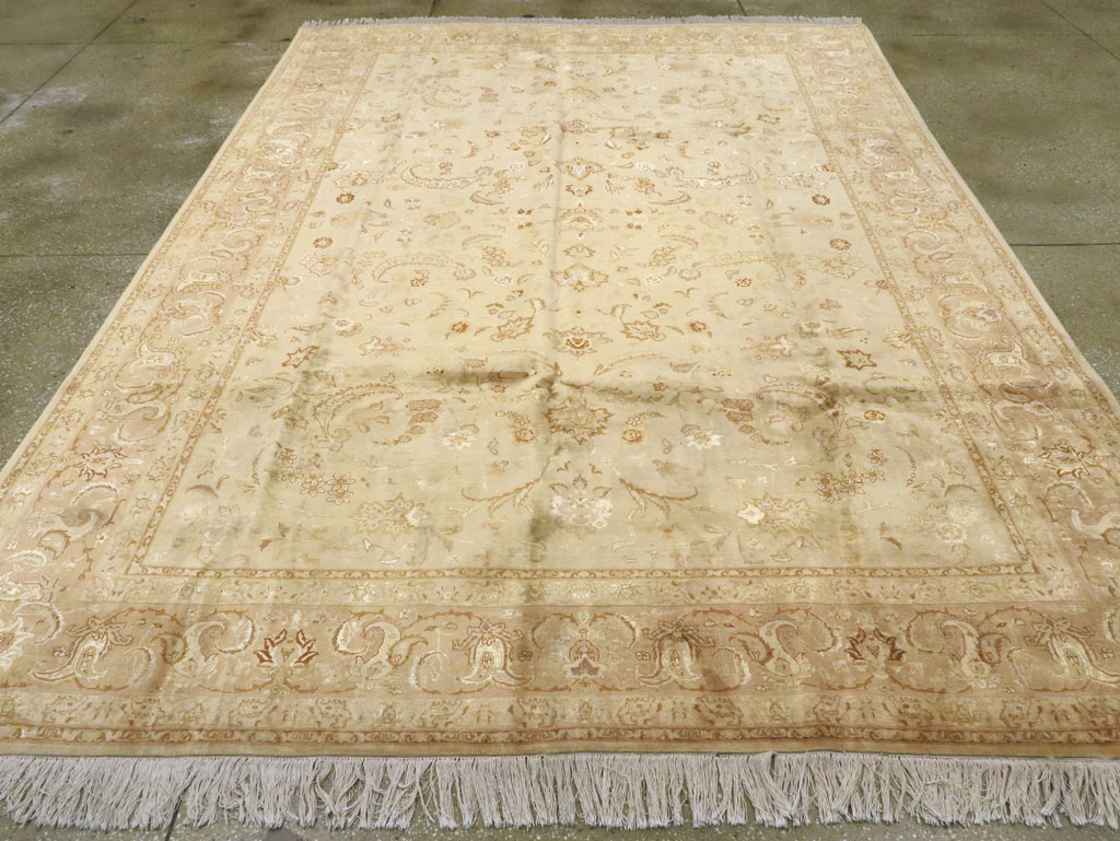 Vintage Persian Tabriz Carpet, No.11787 - Galerie Shabab