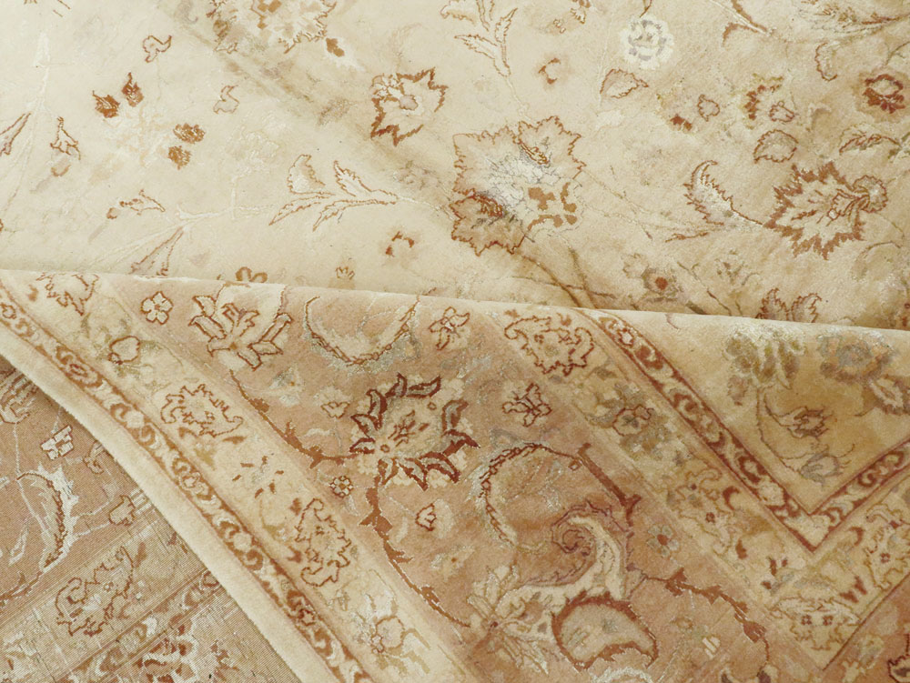Vintage Persian Tabriz Carpet, No.11787 - Galerie Shabab
