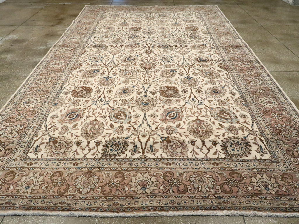 Vintage Persian Tabriz Carpet, No.11792 - Galerie Shabab