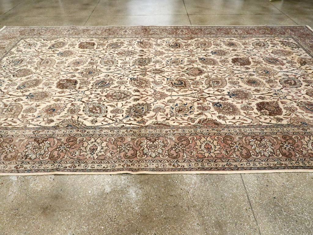 Vintage Persian Tabriz Carpet, No.11792 - Galerie Shabab