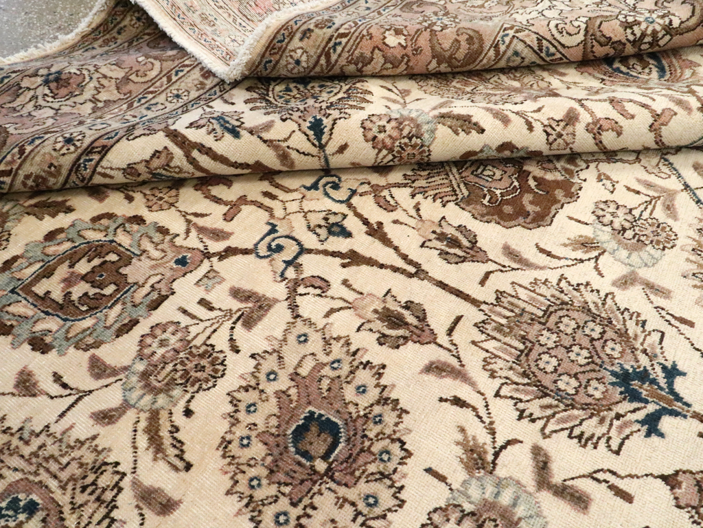 Vintage Persian Tabriz Carpet, No.11792 - Galerie Shabab