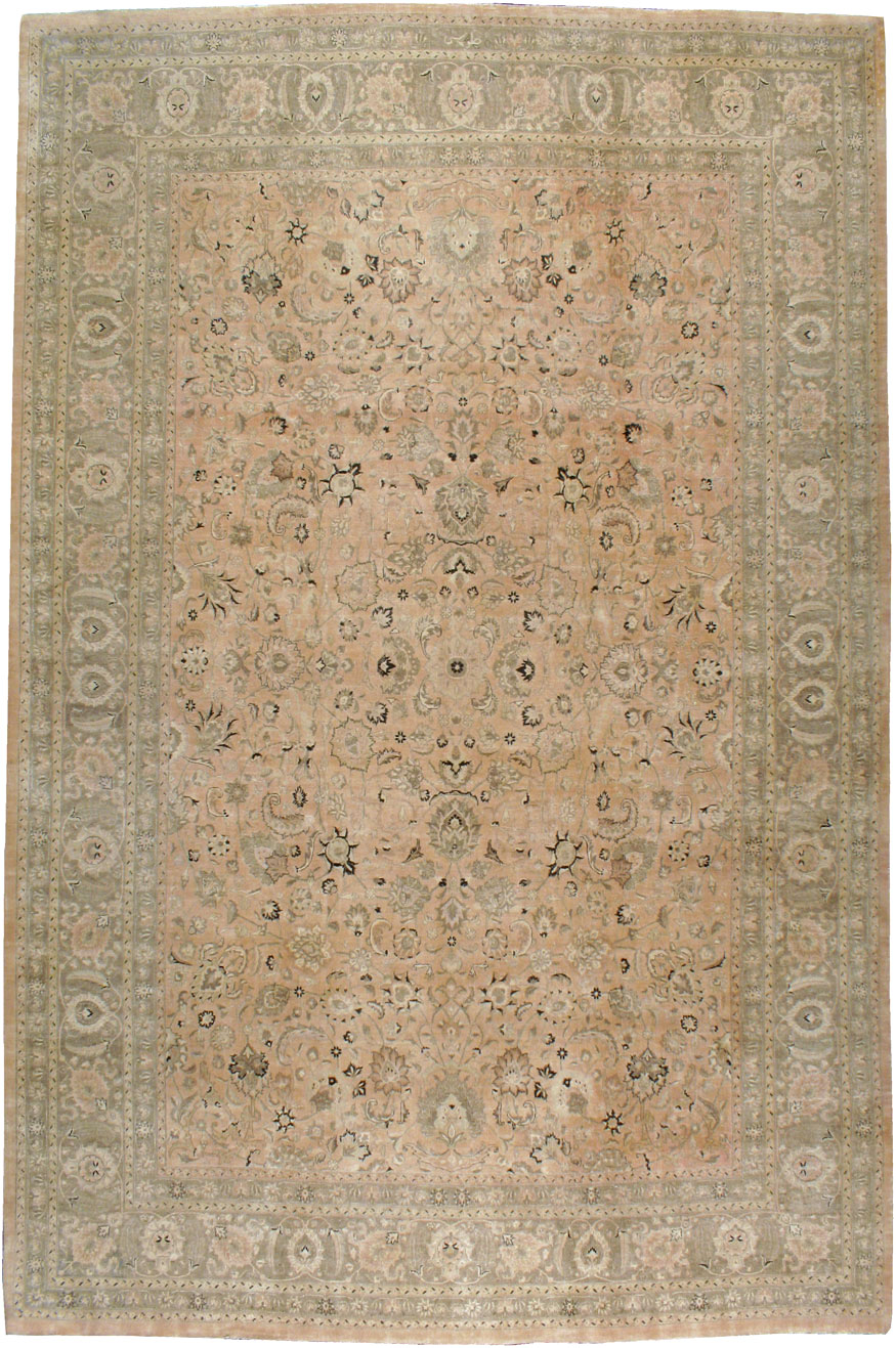 Antique Persian Mashad Carpet, No.11793 - Galerie Shabab