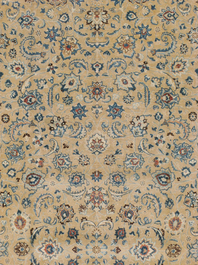 Vintage Persian Mashad Carpet, No.11804 - Galerie Shabab