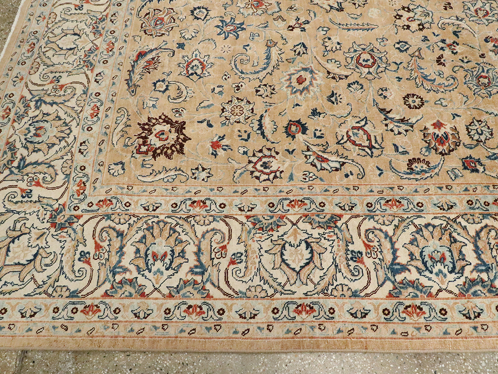 Vintage Persian Mashad Carpet, No.11804 - Galerie Shabab