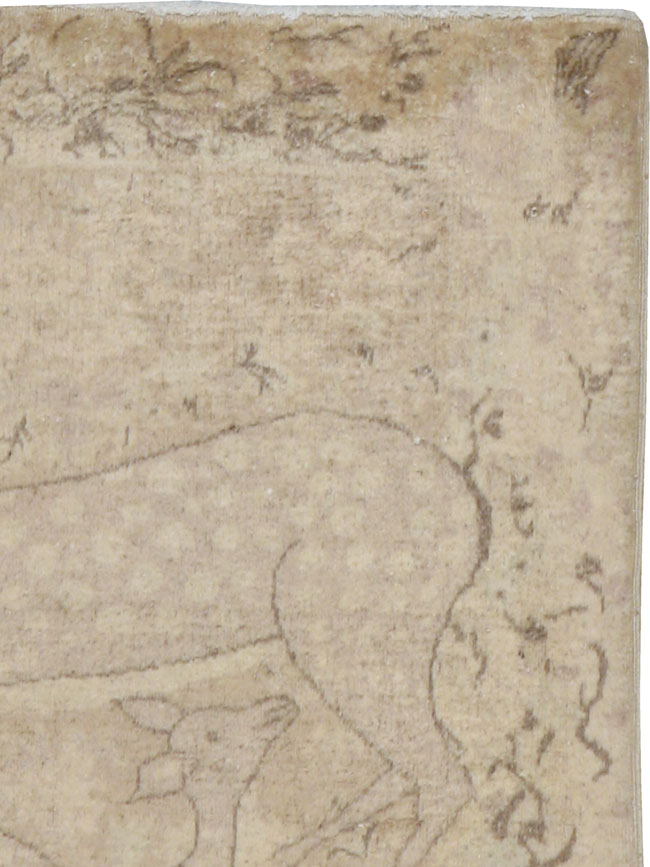 Antique Tabriz Pictorial Rug, No.11824 - Galerie Shabab