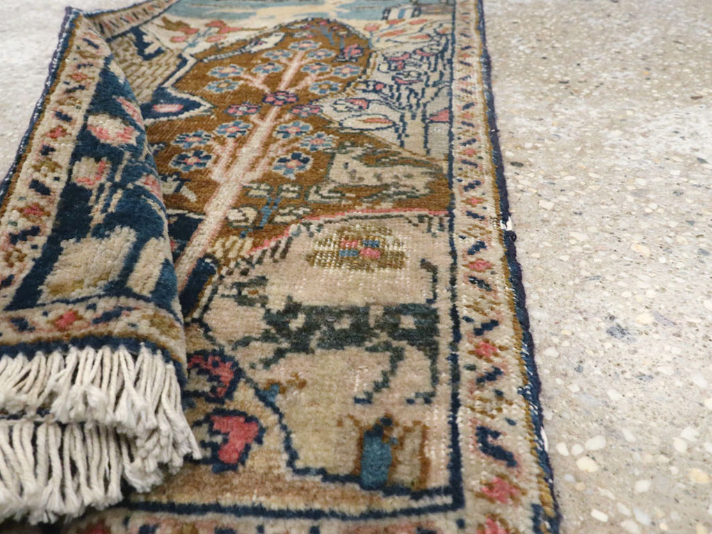 Vintage Persian Tabriz Pictorial Rug (Pair: 2 of 2), No.11832 - Galerie Shabab