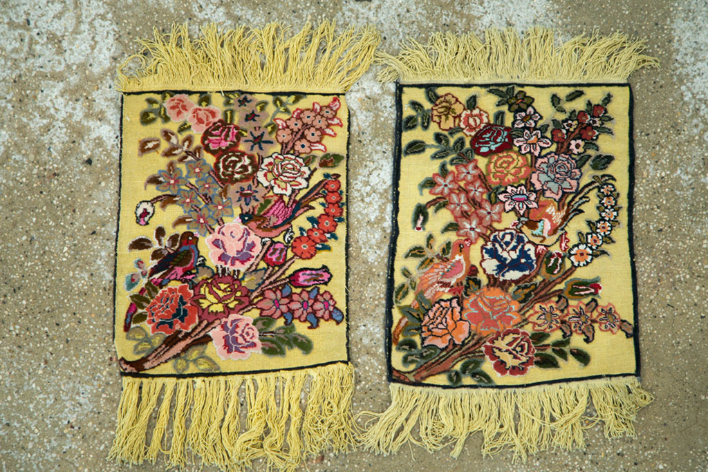 Vintage Persian Souf Rug (Pair: 1 of 2), No.11847 - Galerie Shabab