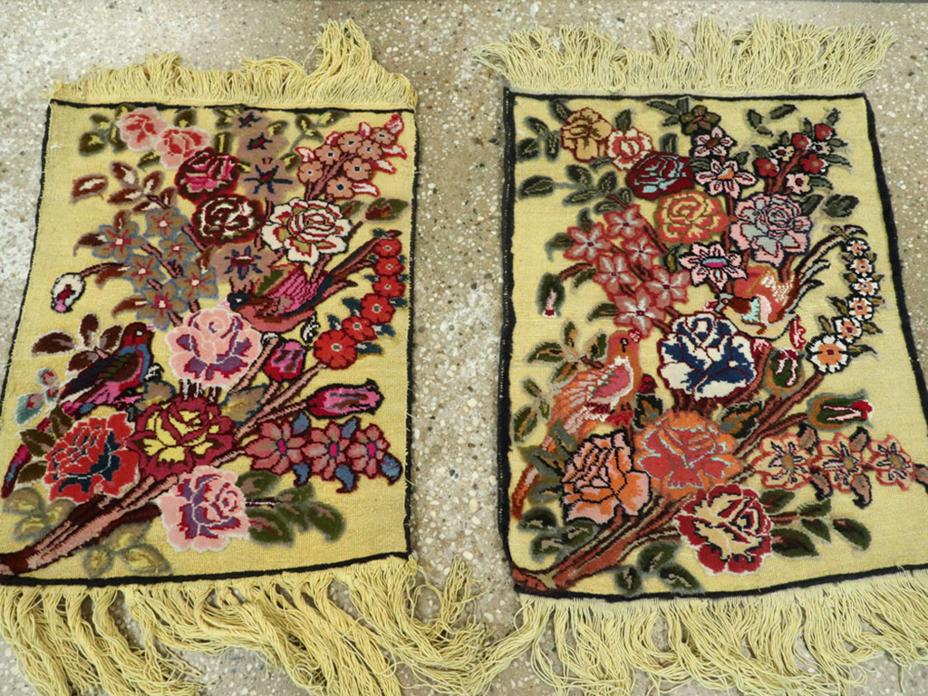 Vintage Persian Souf Rug (Pair: 2 of 2), No.11848 - Galerie Shabab