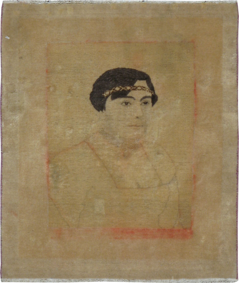 Antique Tabriz Pictorial Rug, No.11851 - Galerie Shabab