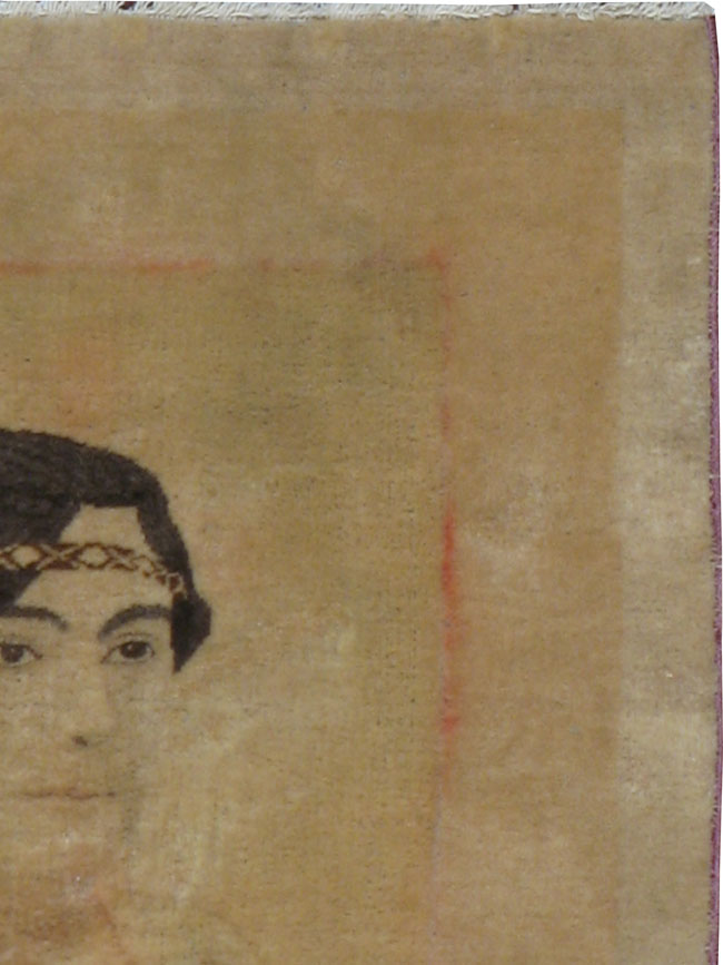 Antique Tabriz Pictorial Rug, No.11851 - Galerie Shabab