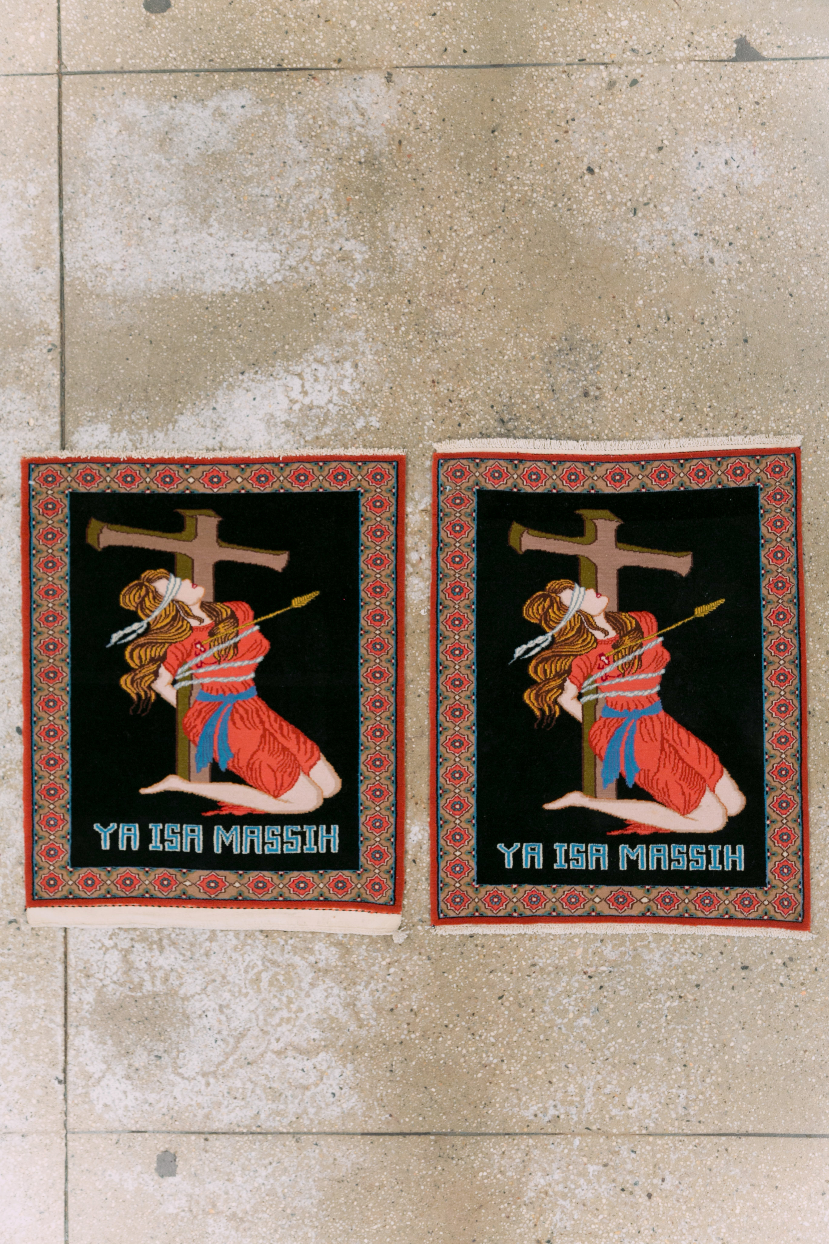 Vintage Persian Tabriz Pictorial Rug (Pair: 1 of 2), No.11853 - Galerie Shabab