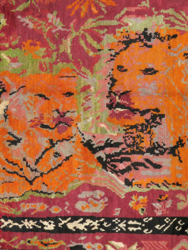 Antique Caucasian Karabagh Pictorial Rug, No.11857 - Galerie Shabab