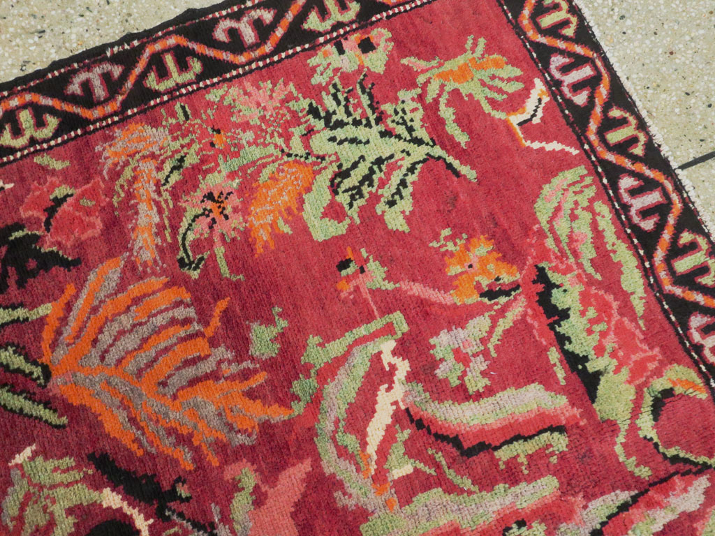 Antique Caucasian Karabagh Pictorial Rug, No.11857 - Galerie Shabab