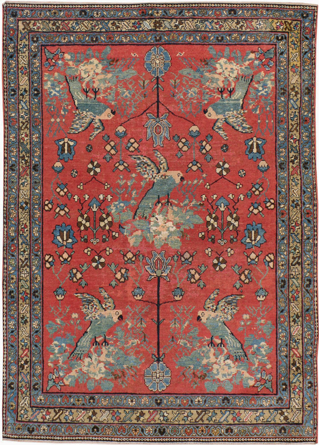Antique Persian Malayer Rug, No.11860 - Galerie Shabab