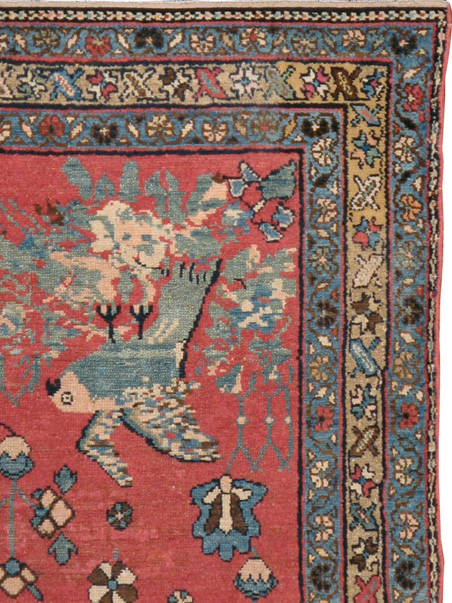 Antique Persian Malayer Rug, No.11860 - Galerie Shabab