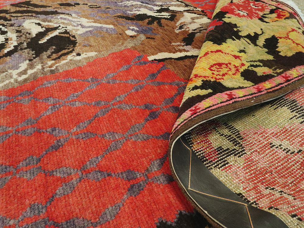 Antique Caucasian Karabagh Pictorial Rug, No.11863 - Galerie Shabab