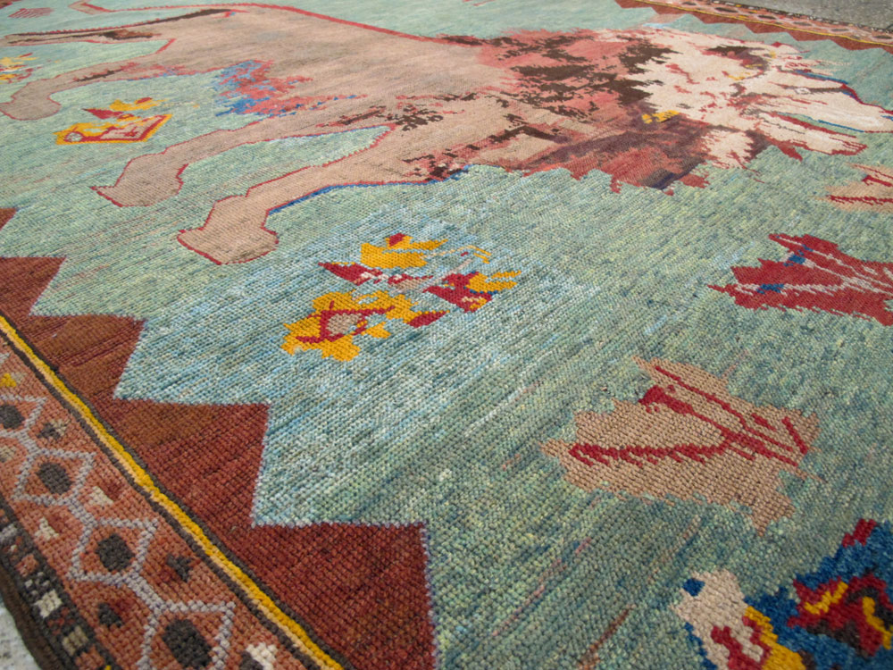 Antique Persian Gabbeh Pictorial Rug, No.11865 - Galerie Shabab