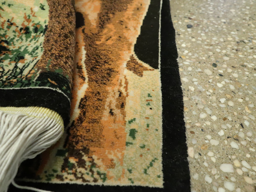 Modern Tabriz Pictorial Rug, No.11867 - Galerie Shabab