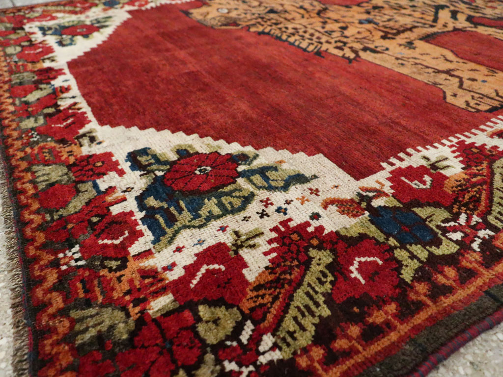 Antique Persian Gabbeh Pictorial Rug, No.11869 - Galerie Shabab