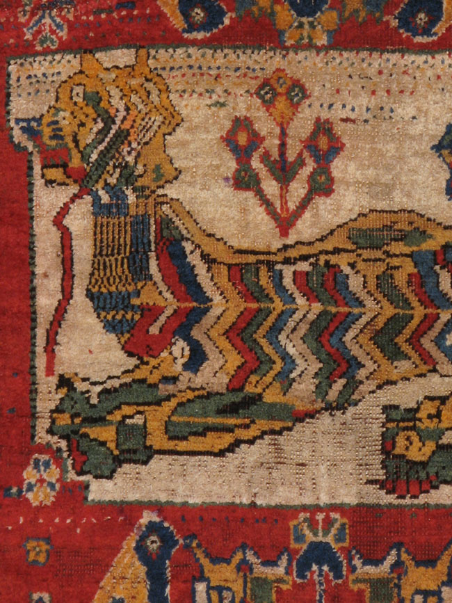 Antique Gabbeh Pictorial Rug, No.11874 - Galerie Shabab