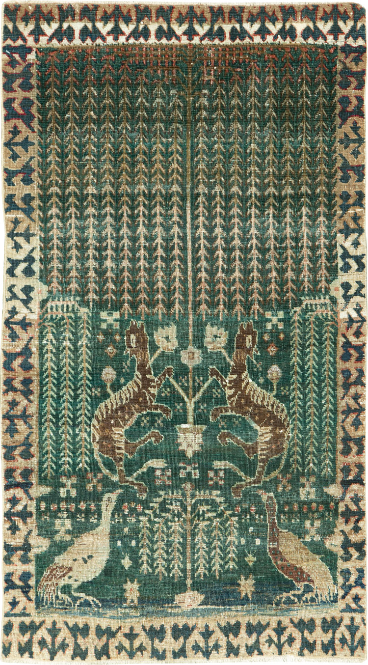 Vintage Tabriz Rug, No.11877 - Galerie Shabab