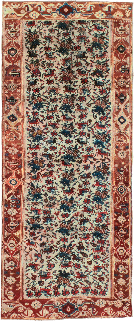 Antique Persian Kurdish Rug, No.11878 - Galerie Shabab