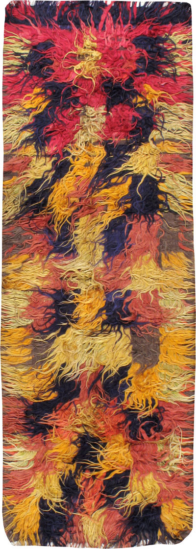 Vintage Turkish Tulu Rug, No.11895 - Galerie Shabab