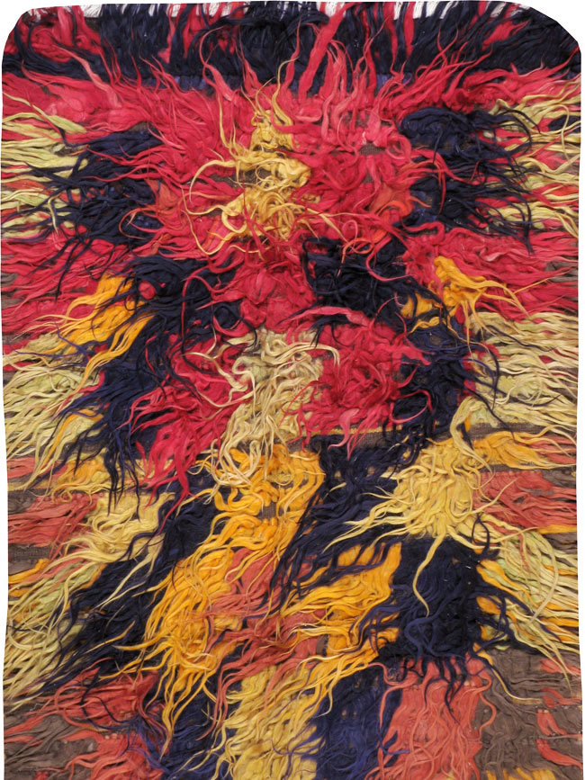 Vintage Turkish Tulu Rug, No.11895 - Galerie Shabab
