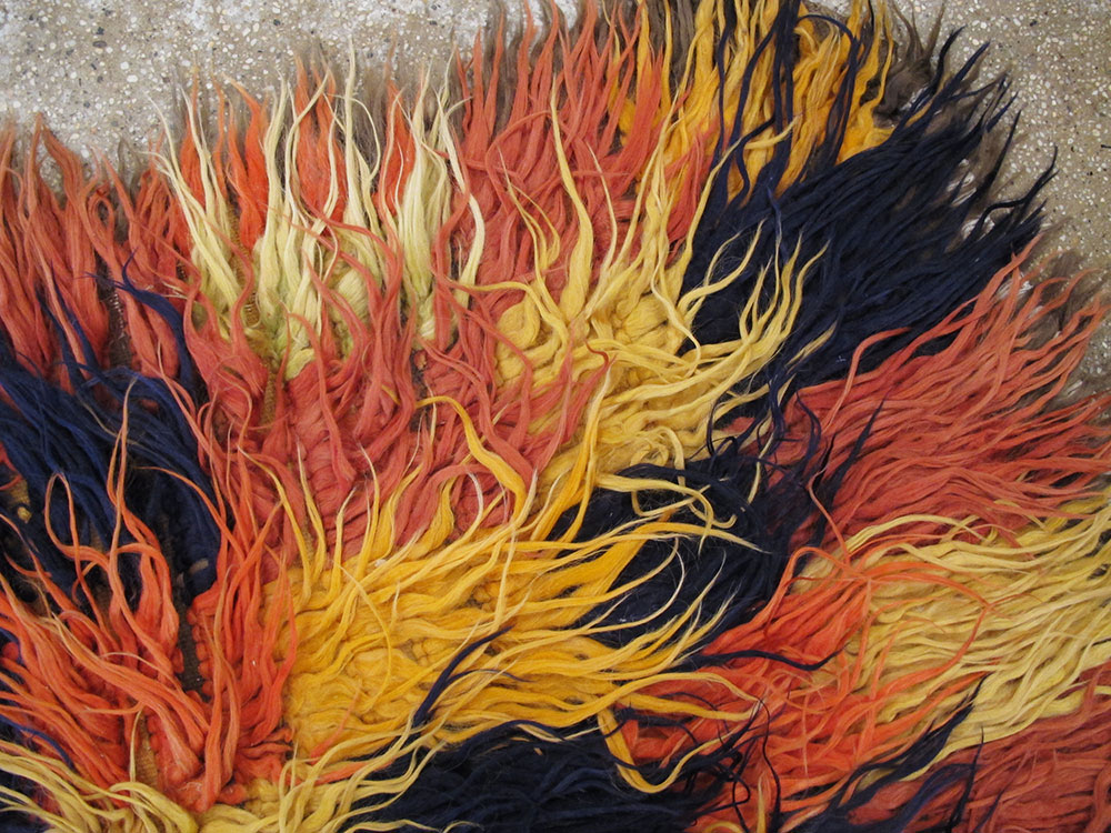 Vintage Turkish Tulu Rug, No.11895 - Galerie Shabab