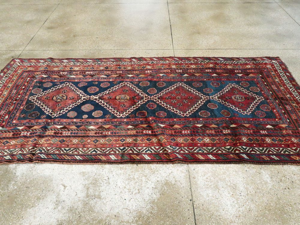 Antique Persian Shiraz Khamseh Rug, No.11896 - Galerie Shabab
