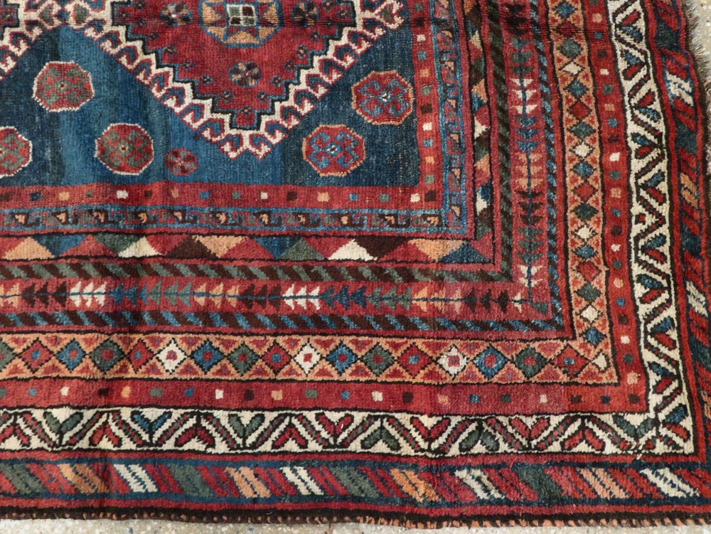 Antique Persian Shiraz Khamseh Rug, No.11896 - Galerie Shabab