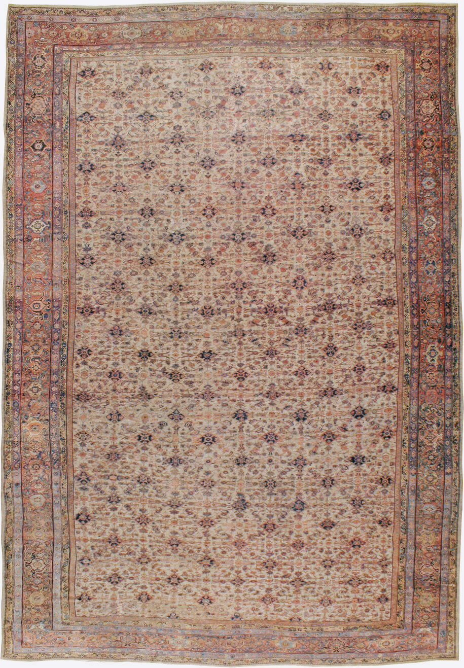 Antique Persian Mahal Carpet, No.11905 - Galerie Shabab