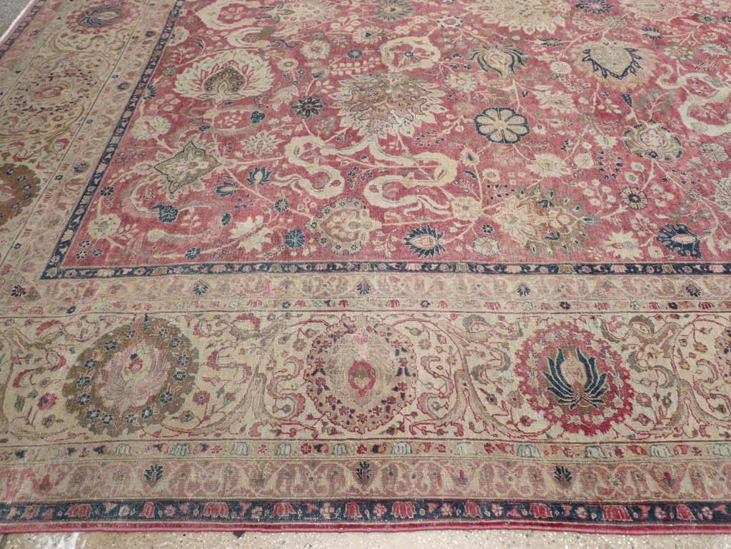 Antique Persian Tabriz Carpet, No.11907 - Galerie Shabab