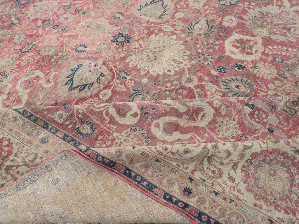 Antique Persian Tabriz Carpet, No.11907 - Galerie Shabab
