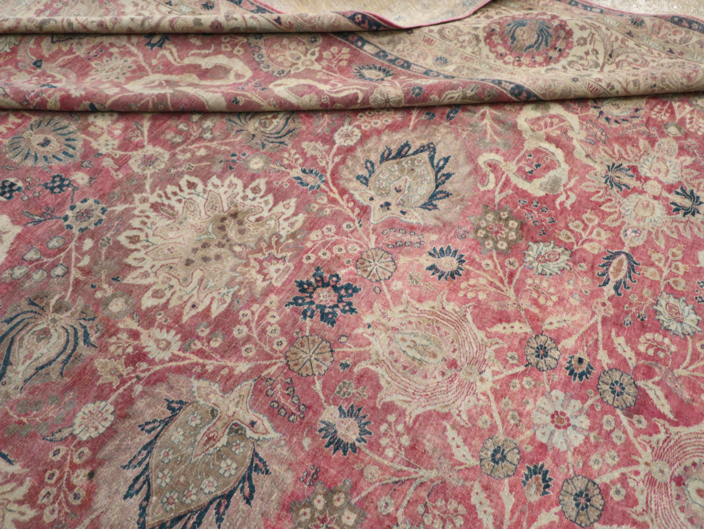 Antique Persian Tabriz Carpet, No.11907 - Galerie Shabab