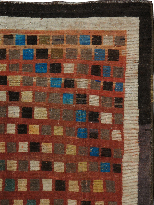 Vintage Persian Gabbeh Carpet, No.11914 - Galerie Shabab