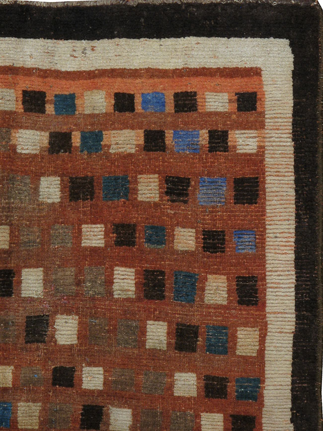 Vintage Persian Gabbeh Carpet, No.11914 - Galerie Shabab