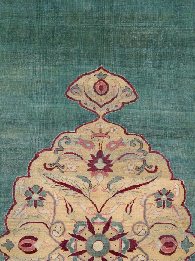 Antique Indian Agra Carpet, No.11923 - Galerie Shabab