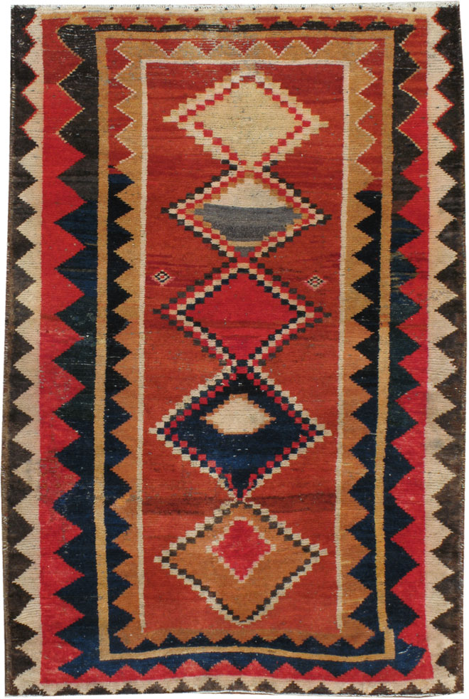 Vintage Gabbeh Rug, No.11943 - Galerie Shabab