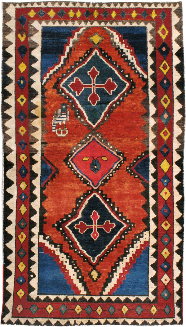 Antique Gabbeh Rug, No.11948 - Galerie Shabab