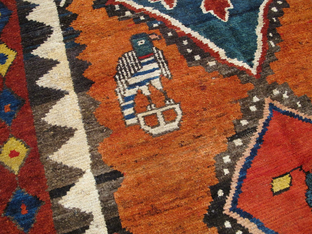 Antique Gabbeh Rug, No.11948 - Galerie Shabab