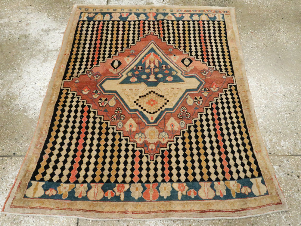 Antique Persian Fereghan Rug, No.11960 - Galerie Shabab
