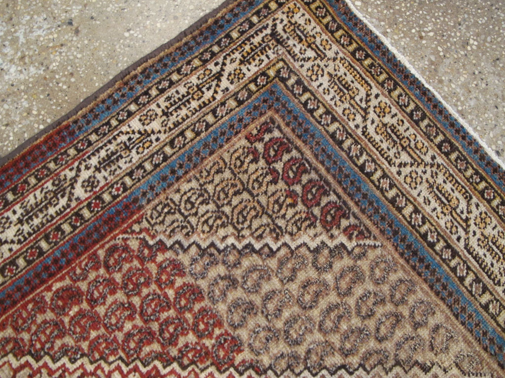 Antique Persian Tabriz Rug (Pair: 1 of 2), No.11963 - Galerie Shabab