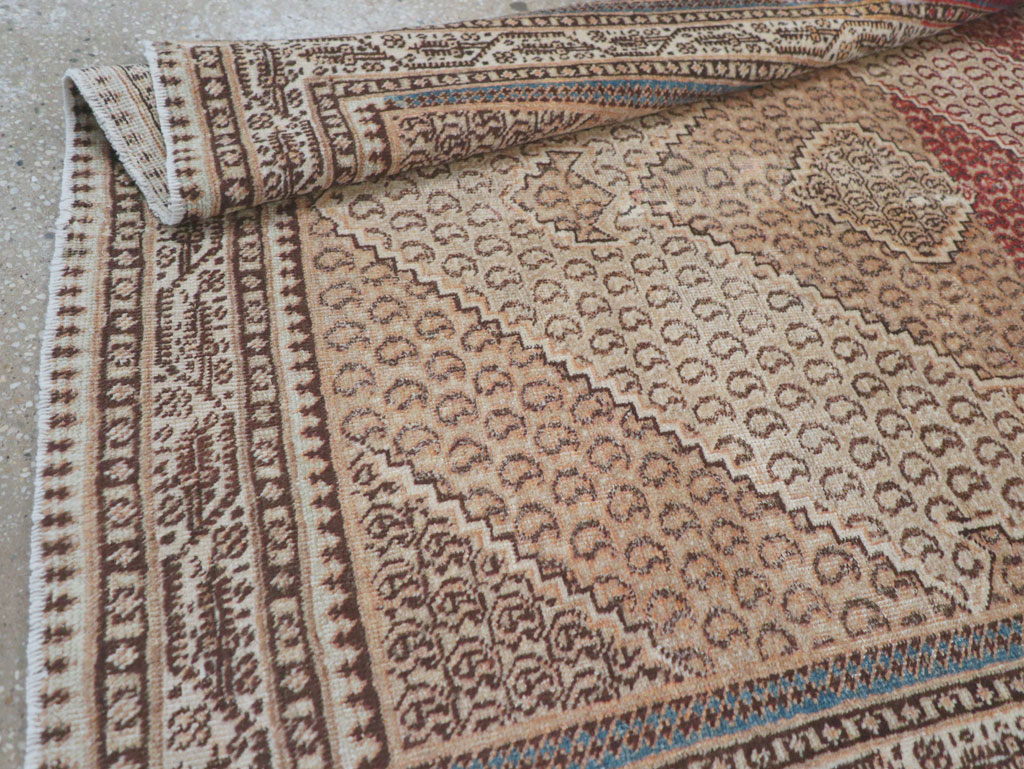 Antique Persian Tabriz Rug (Pair: 1 of 2), No.11963 - Galerie Shabab