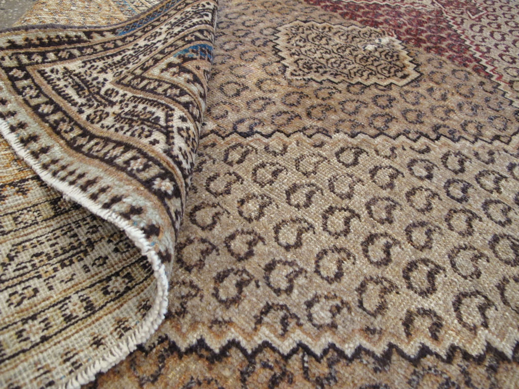 Antique Persian Tabriz Rug (Pair: 1 of 2), No.11963 - Galerie Shabab