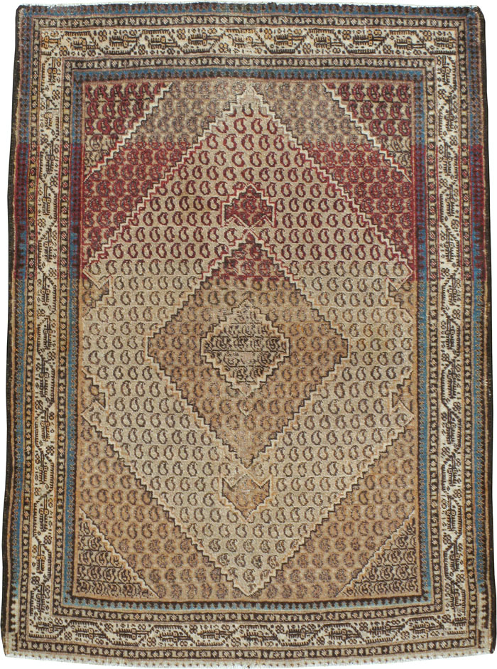 Antique Persian Tabriz Rug (Pair: 2 of 2), No.11964 - Galerie Shabab